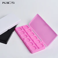 KADS 24 Grids Nail Color Paint Palette Tray Dish Nail Art Gel Polish Drawing Color Mixing Holder DIY Painting Display Tools