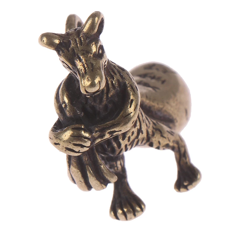 Медная фигурка крысы украшение для дома аксессуары гостиной латунные животные