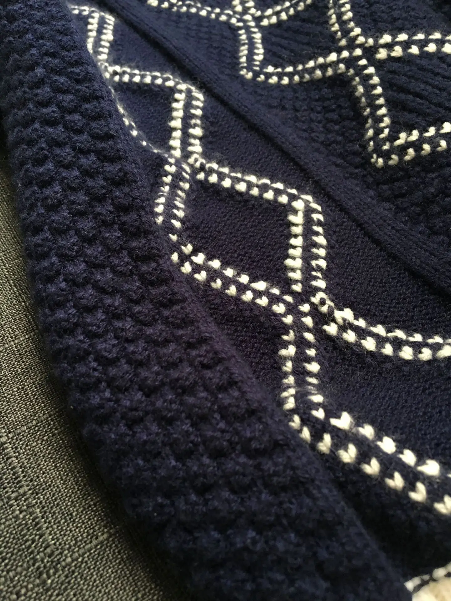 

Sweater Autumn/winter Women New Style Woolen Sweater Rhombus Pattern Pullover Long-sleeved Knitted Sweater Women