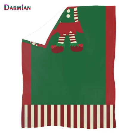 

Одеяло DARMIAN с рождественской тематикой, покрывало из тонкого флиса для детей и взрослых, для гостиной, дивана, ворса