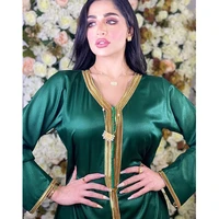 ab010 kebaya 2021 muslim woman long dress hijab set female arabic prayer clothing world apparel store robe gala green yellow