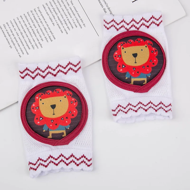 Rodilleras de verano para beb&eacute;s, red para gatear, coj&iacute;n para codo, Protector de rodilla transpirable para ni&ntilde;os y ni&ntilde;as-2