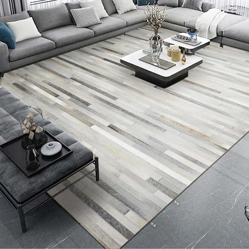 

Warm Color Cowhide Pattern Carpets For Living Room Nordic Fake Fur Big Rug Living Room Decoration Home Rugs And Carpet Tapis