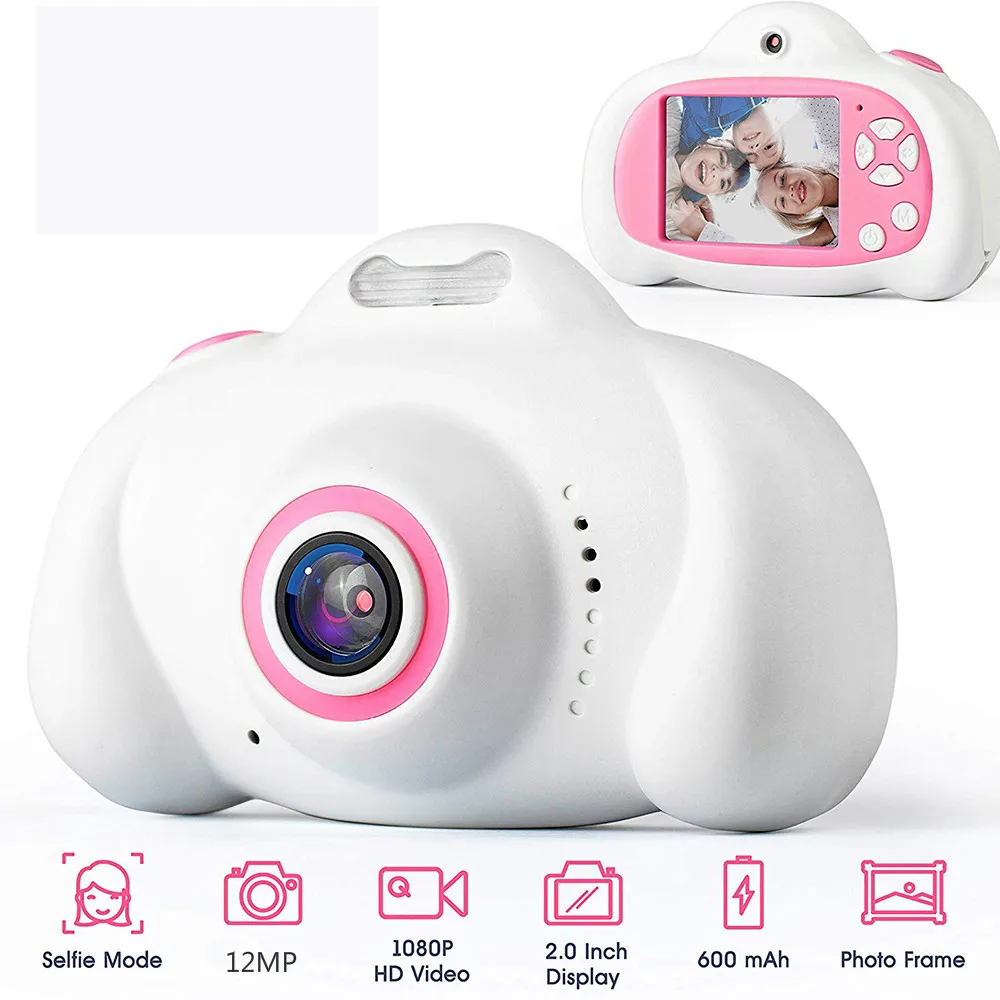 Детская мини камера 2 0 дюйма HD IPS экран 1080P 12 МП|Компактные цифровые фотоаппараты| |