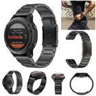 Ремешок из сплава для наручных часов Garmin Fenix3 HRFenix5X plusПособие Mk1quatix3fenix3 SapphireТактический BravoD2 Чарлиfenix 6X pro 26 мм