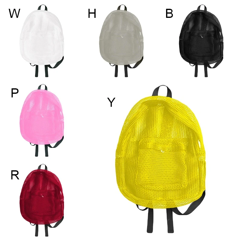 

20L Backpack Blackpack Soft Male Portable External Frame Solid Zipper Handle Mesh Fabric Storage Tube Bladder Water Outdoor Tool