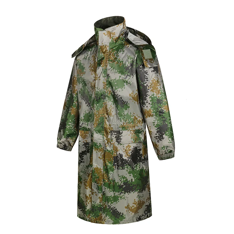 Черные длинные дождевые пальто для мужчин безопасная дождевая парка куртка с