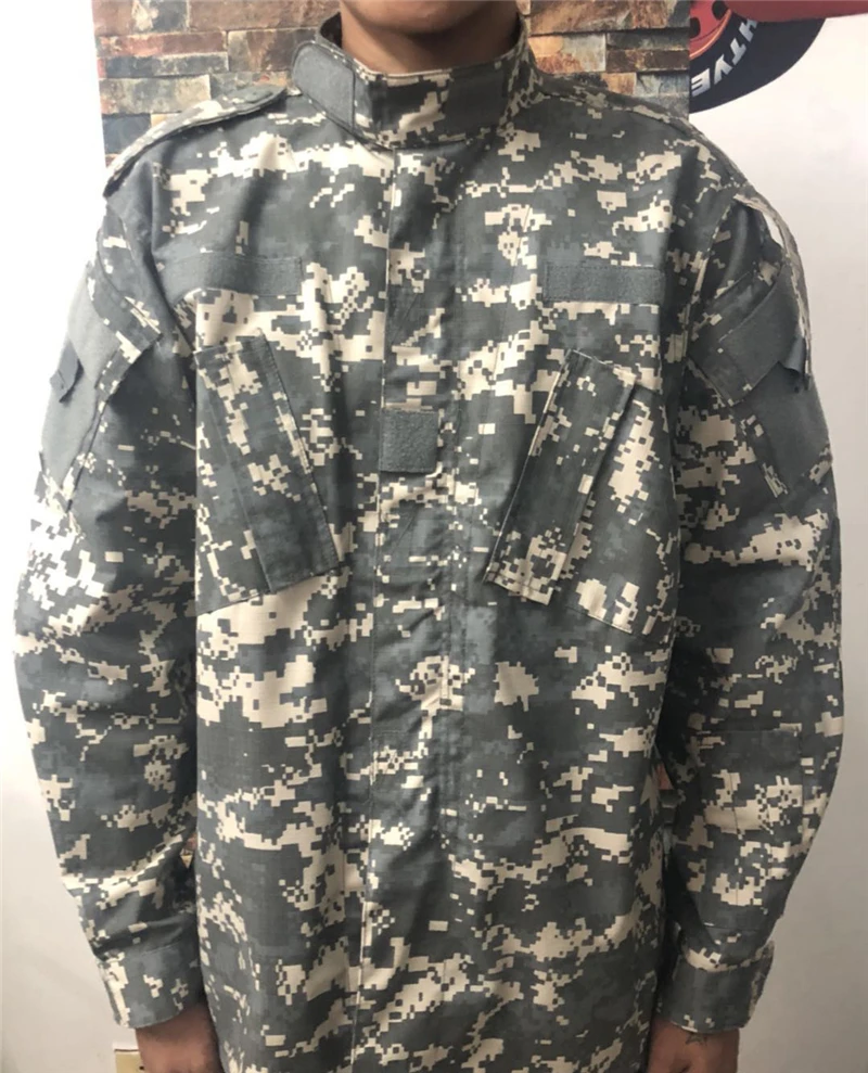 Color 3 set Армейский Камуфляжный мужской костюм плюс тактическая одежда военный солдат пустыня скаутские костюмы для мужчин Экипировка мужская одежда унисекс - Цвет: Color 3 set