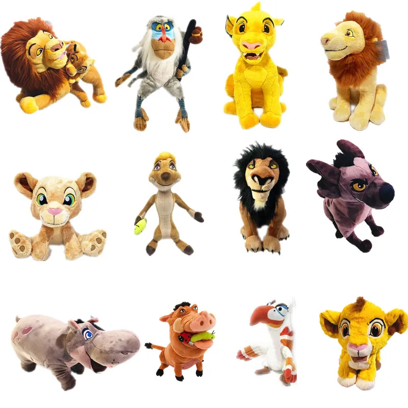 1 шт./партия плюшевая кукла льва обезьяны подарок детские игрушки|Персонажи