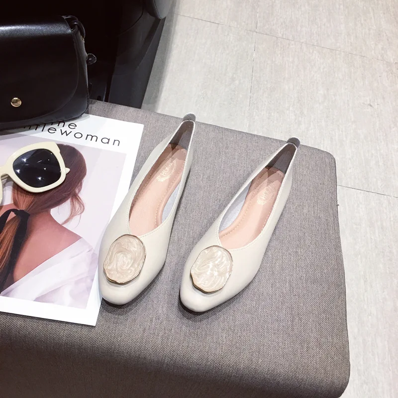 

Женские балетки без шнуровки Akexiya, черные туфли на плоской подошве, весна-лето 2021