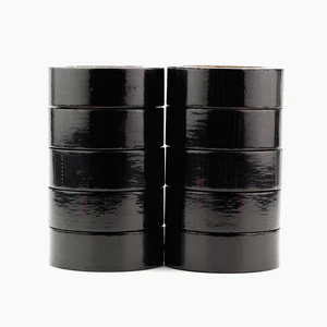 Декоративные однотонные ленты из японской бумаги сделай сам, черного цвета, 10 шт.лот, клейкие малярные ленты, канцелярские принадлежности