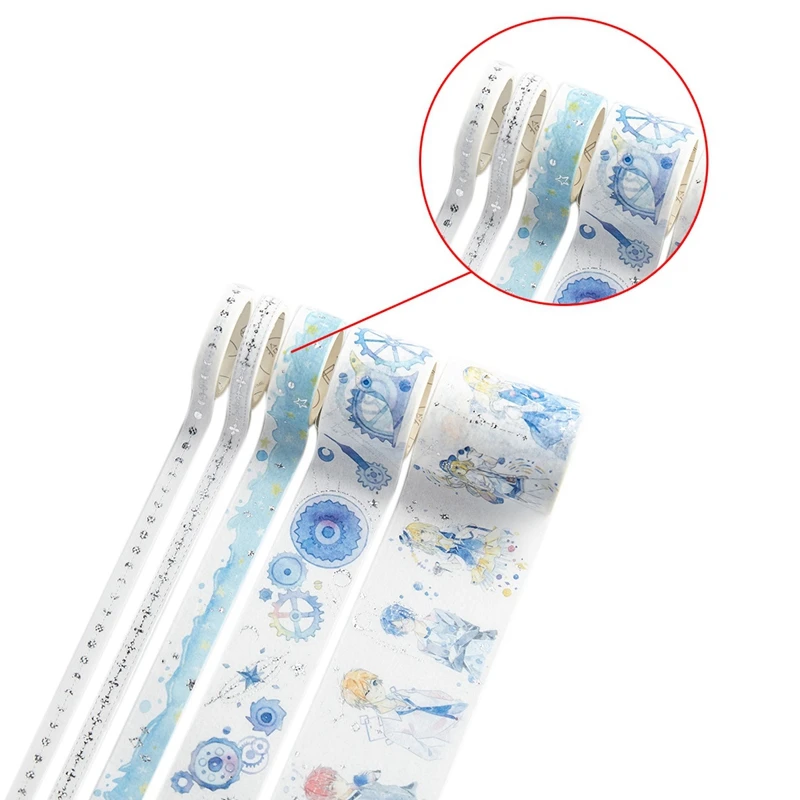 

5 Pcs/Set Gold Washi Tapel Chinese Style Masking Tape DIY Craft Japanese Paper Stickers Scrapbooking I