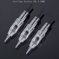 70pcs 1rl 0 18mm blister agulhas easy click permanent makeup needles for tattoo cartridge needles rotary swiss machine pen