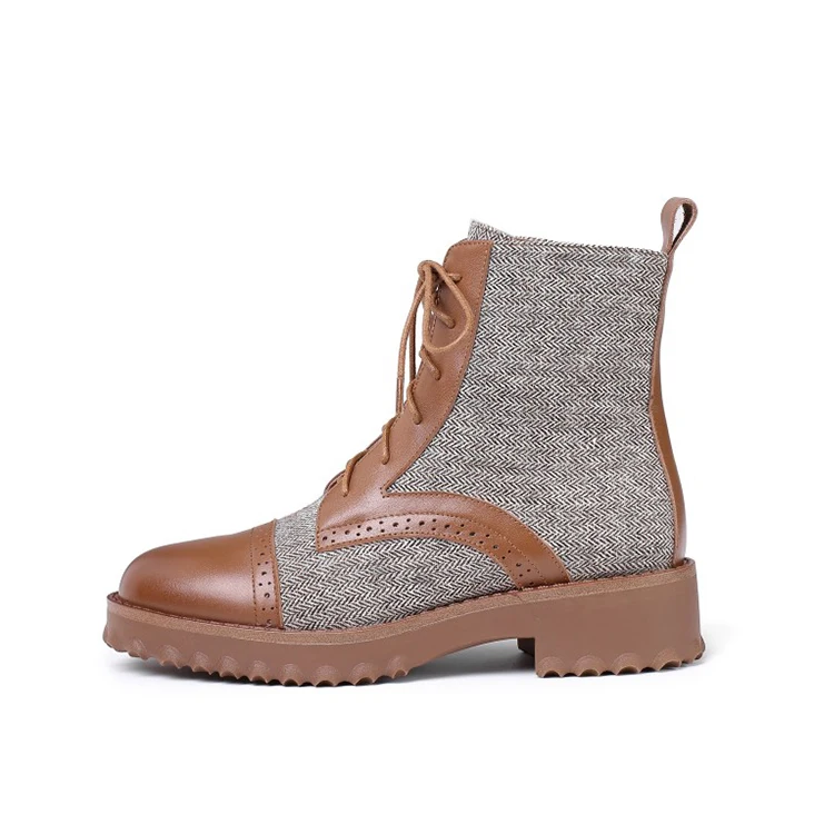 MLJUESE/женские ботильоны из коровьей кожи Зимние Короткие Плюшевые Ботинки