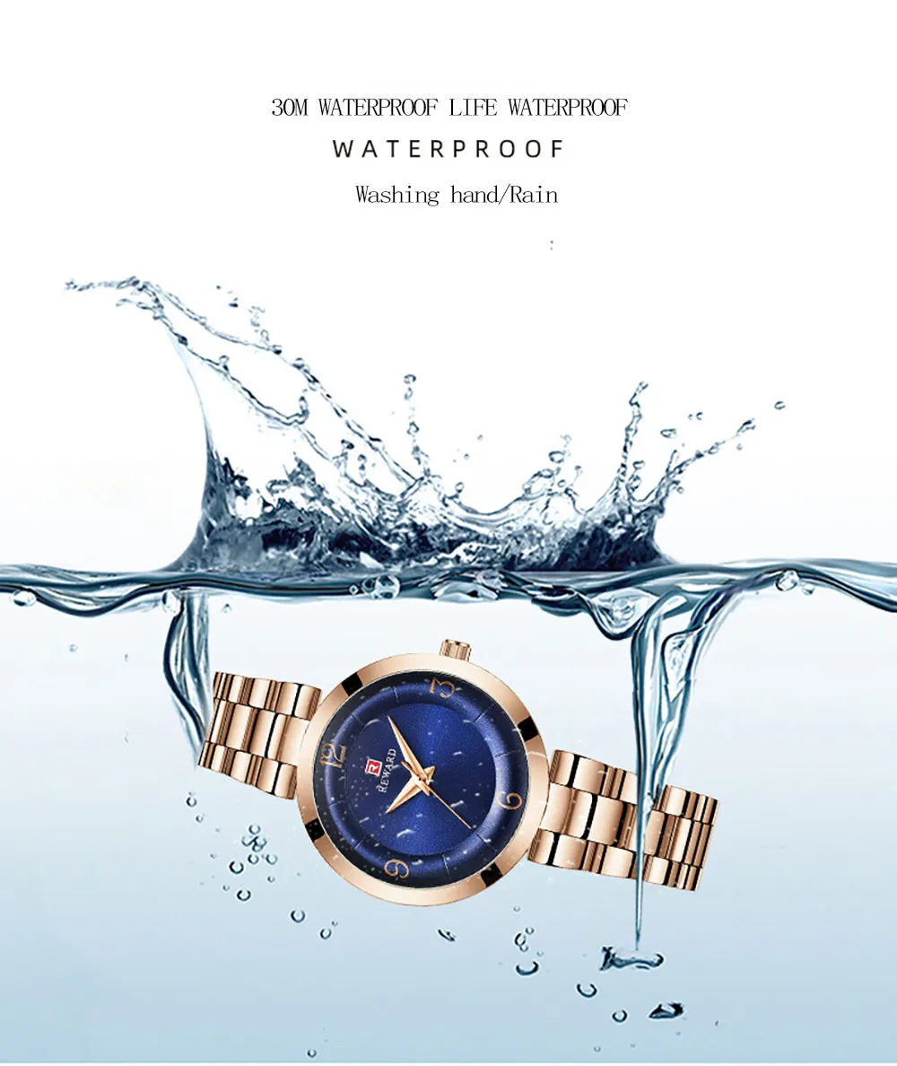 Часы наградные женские кварцевые элегантные модные водонепроницаемые в деловом