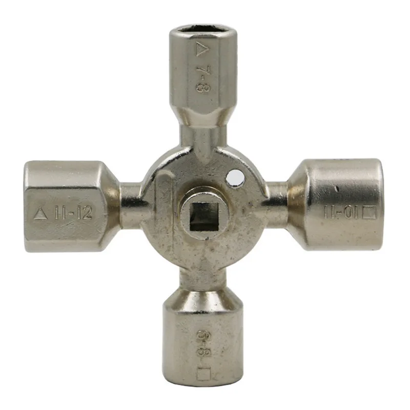 

Multi-Function Electrical Cabinet Inside The Triangular Key Wrench Triangle Cabinet Elevator 10 In 1 Tool Wrench Cross Keys