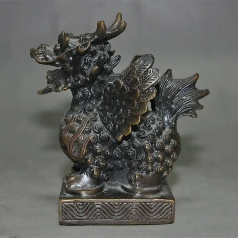Статуя талисмана крыла кайлина цилина фигурка животного для украшения коллекции