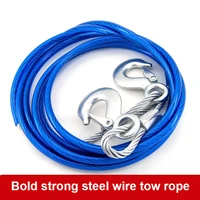 5 ton 4 meter tow rope for truck snatch strap off road towing ropes trailer winch cable belt car traction for ford bmw toyota