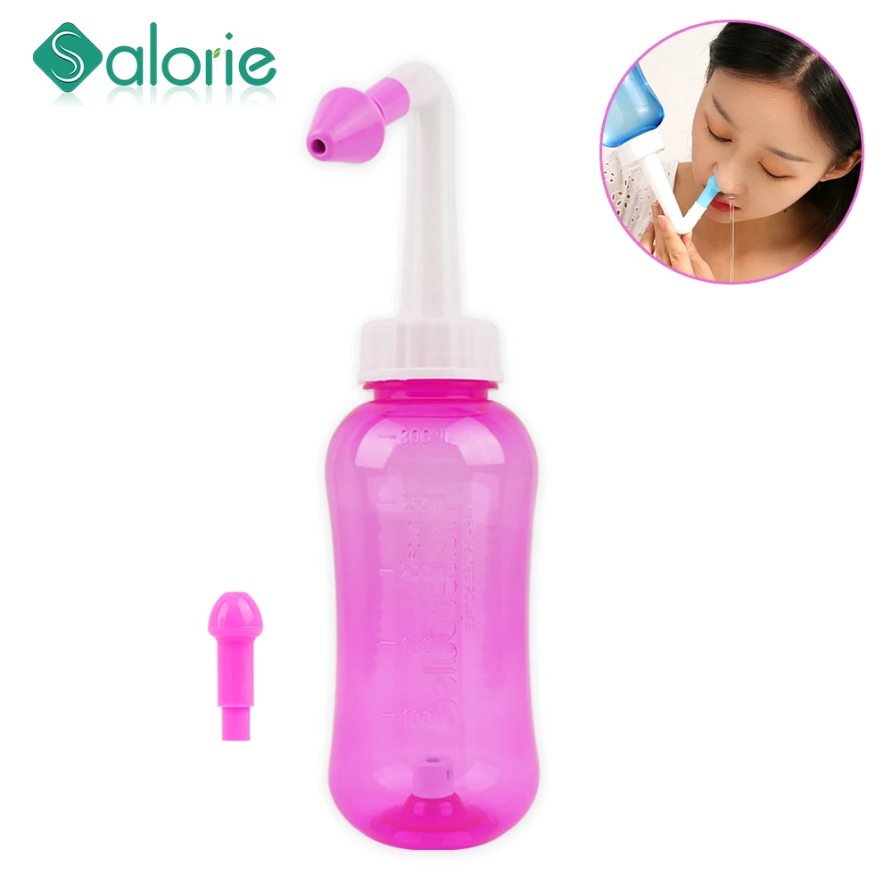 70/300/500ML Portable Neti Pot Adults Children Nasal Irrigator Wash Cleaner Nose Child Adult Avoid Allergic Rhinitis | Красота и