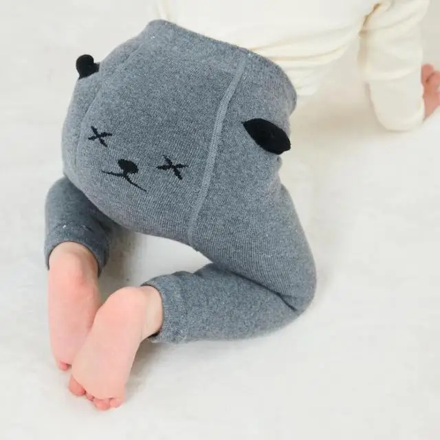 

Детские леггинсы для малышей Новое поступление, плотные теплые леггинсы для кормящих детей детские штаны милые детские штаны с объемными р...