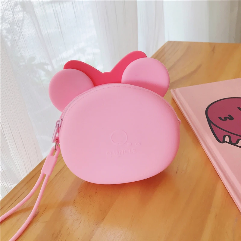 Новый мультяшный силиконовый женский кошелек карманный Дамский клатч кошельки