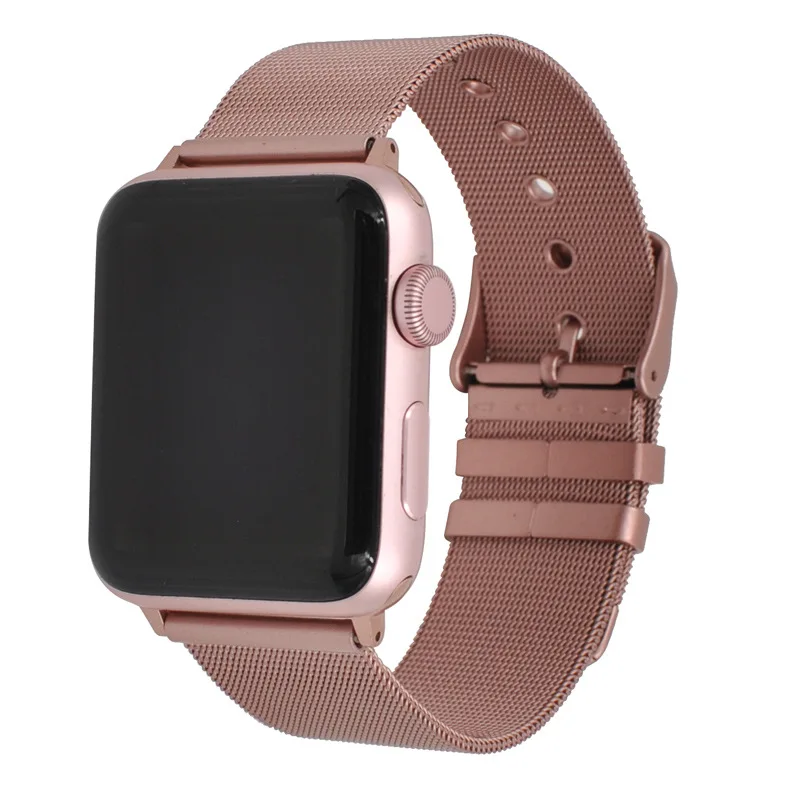 Металлический ремешок iwatch 3 42 мм Миланская петля для apple watch 4 44 мм 40 мм 38 мм браслеты для iphone