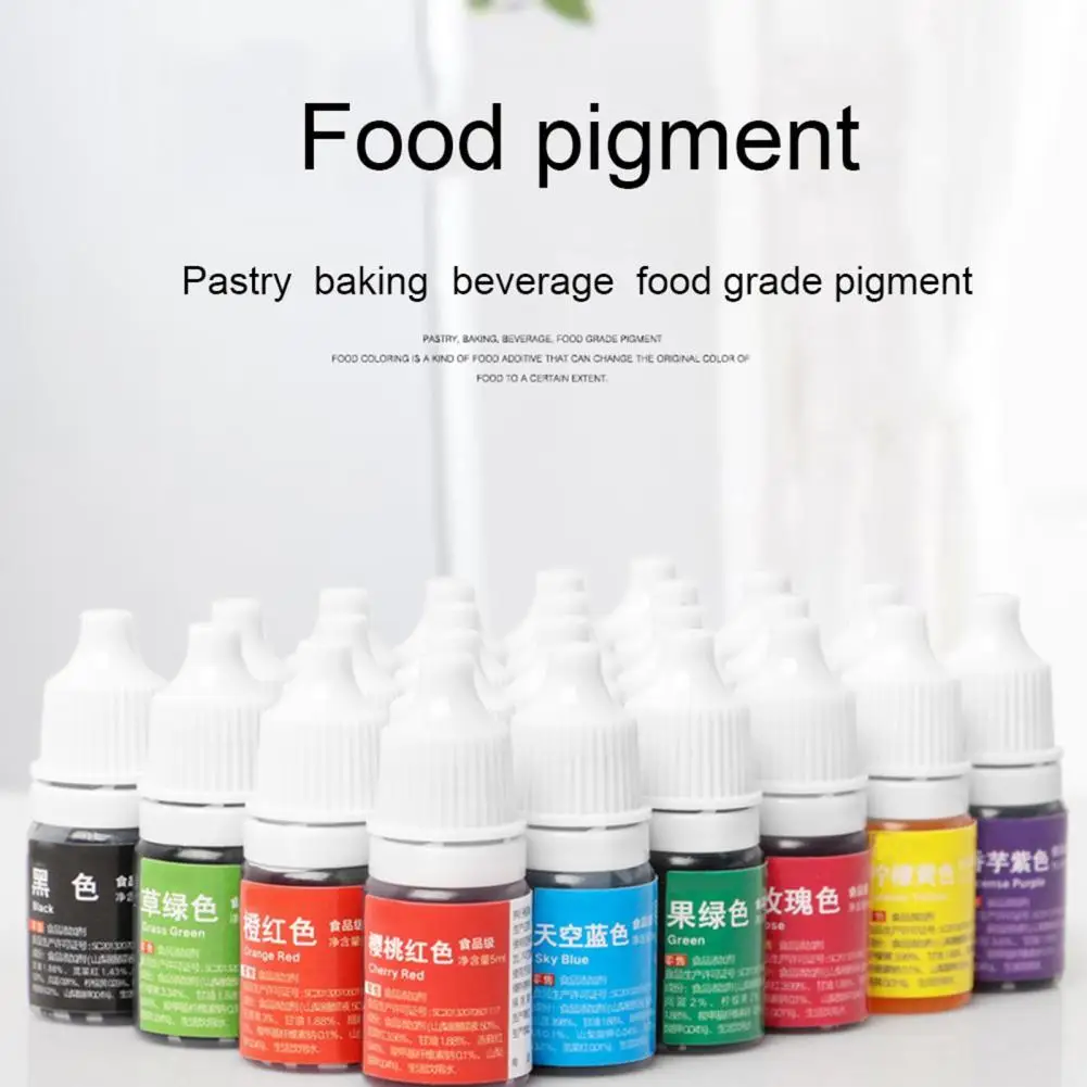

2Pcs Cream Cake Food Coloring Ingredients Cake Fondant Baking Cake Edible Color Pigment Baking Pastry Colorant Cake Pasty Decor