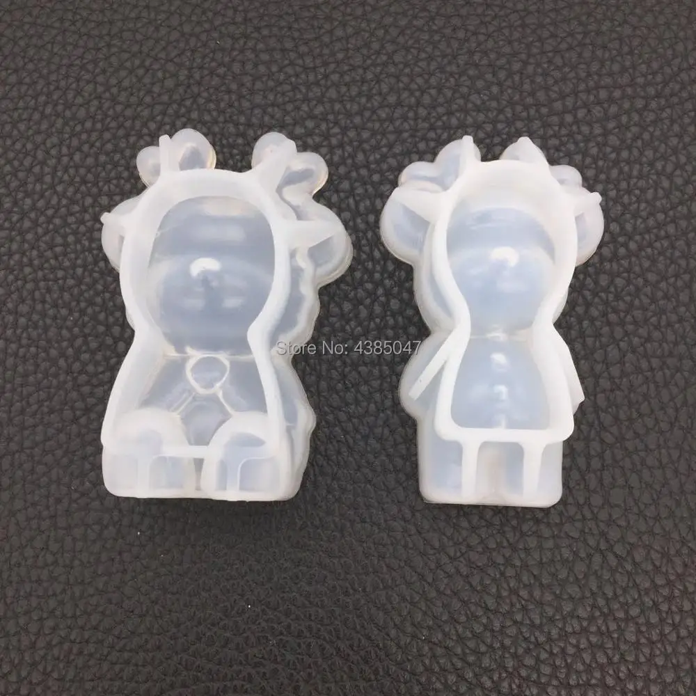 DIY ремесло олень с плащом Expoxy Смола форма для изготовления ювелирных изделий