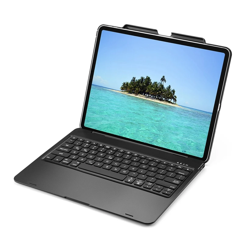 

Wireless Keyboard + Protective Case 2 in 1 Bluetooth 5.1 For 2020 Ipad Pro 12.9 Inch Tablet PC Bluetooth Keyboard