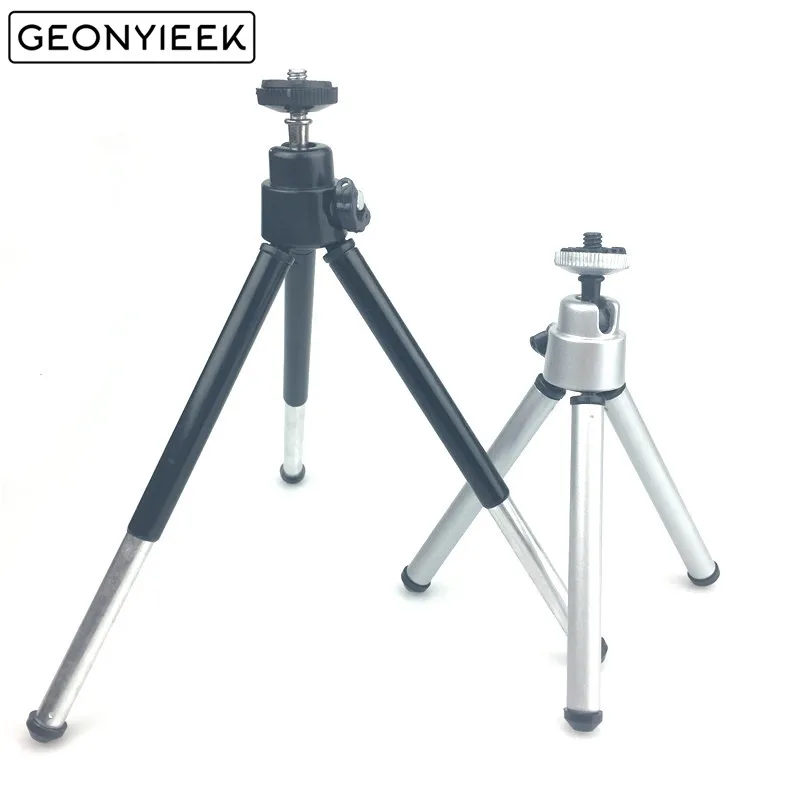 

Mini Tripods For iphone Xiaomi Aluminum Metal Live Tripods With Phone Clip Stand Mount for Nikon Gopro 5 4 Session Yi Camera