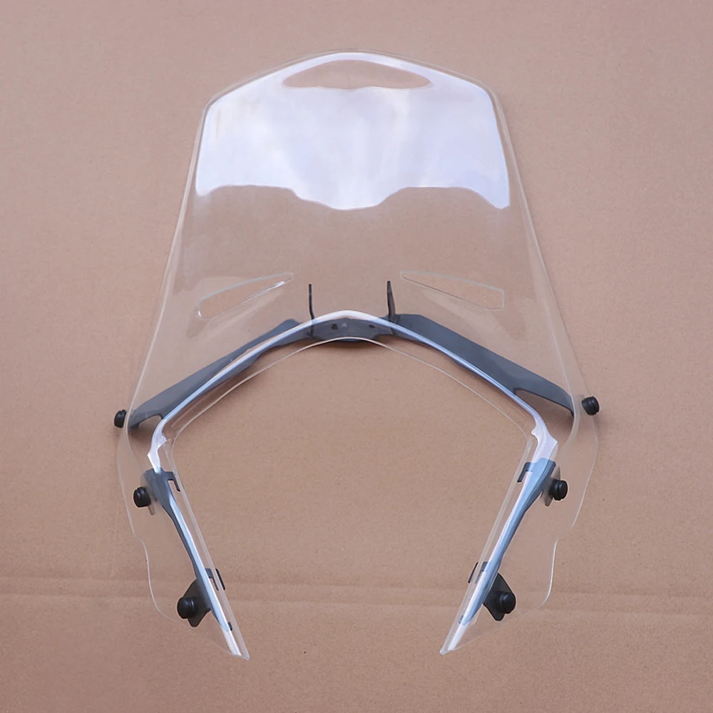 

Motorcycle Rally Windshield Windscreen Accessories Double Bubble Acrylic For 790 / 890 ADV Adventure Rally Light Grey or Clear
