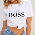 TJCJFO 2019 женская футболка с принтом, женская летняя футболка с коротким рукавом и буквенным принтом Yes, футболка 