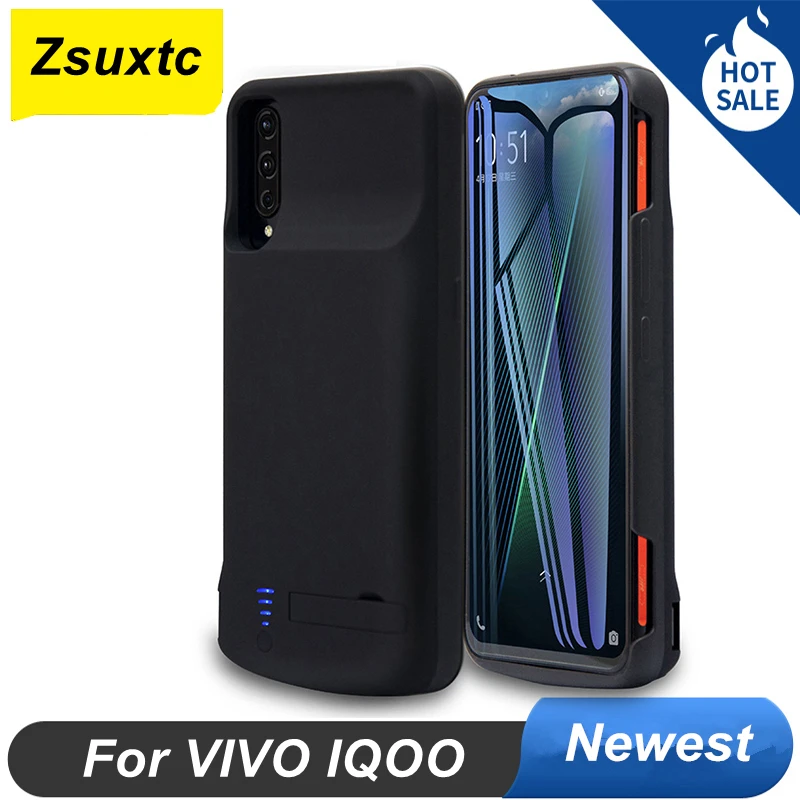 6000 Mah For VIVO IQOO Battery Charger Case Smart IQOO Cover Power Bank For VIVO IQOO Battery Case
