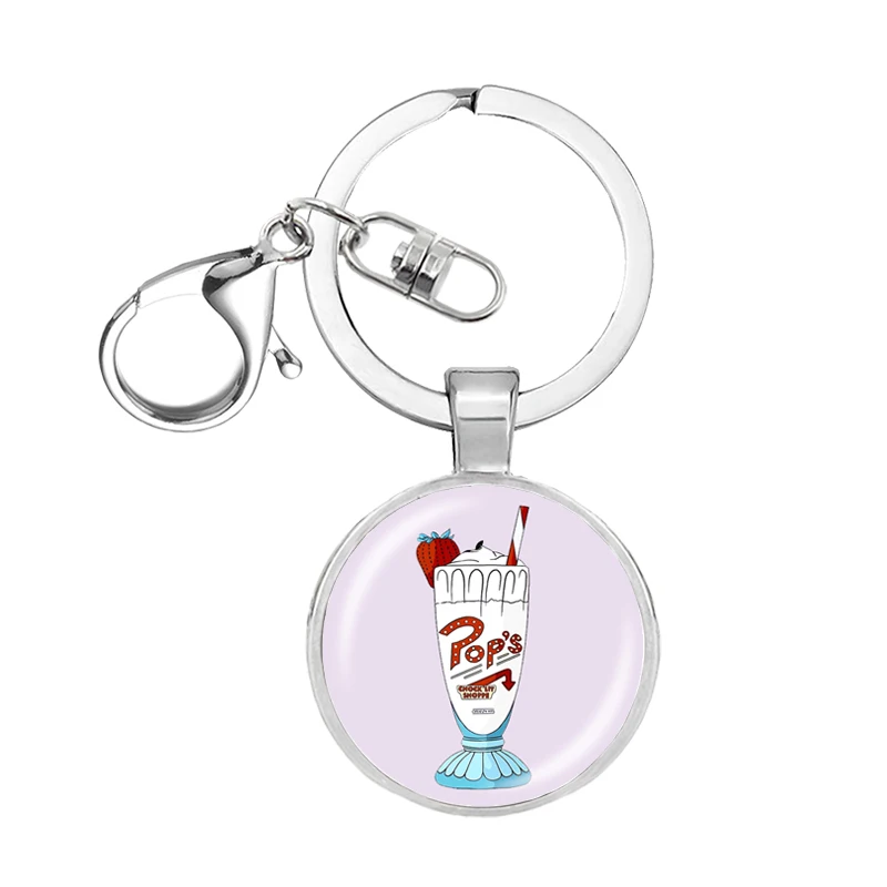 Модные брелоки с изображением ривердейла персонализированные фото Стеклянные