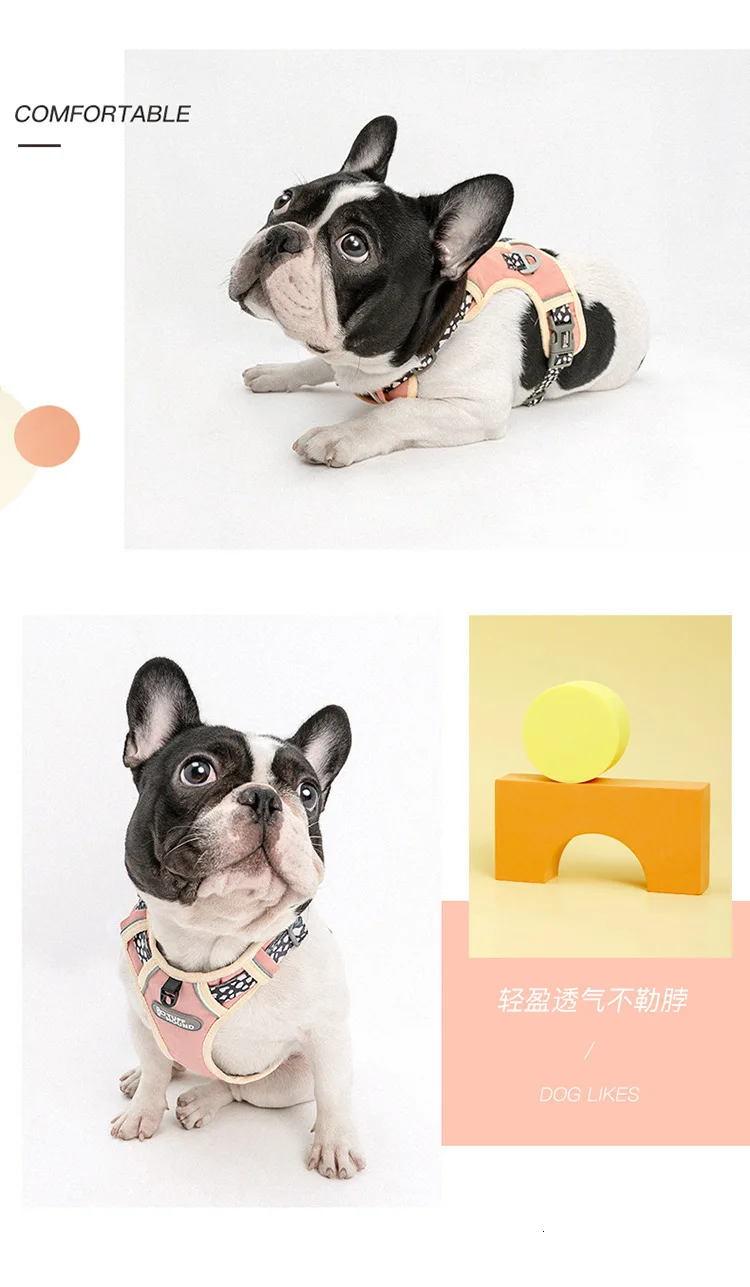TUFF HOUND нейлон удобный бульдог жгут k9 безопасный красивый милый жилет для собак дизайн Прямая поставка Petshop