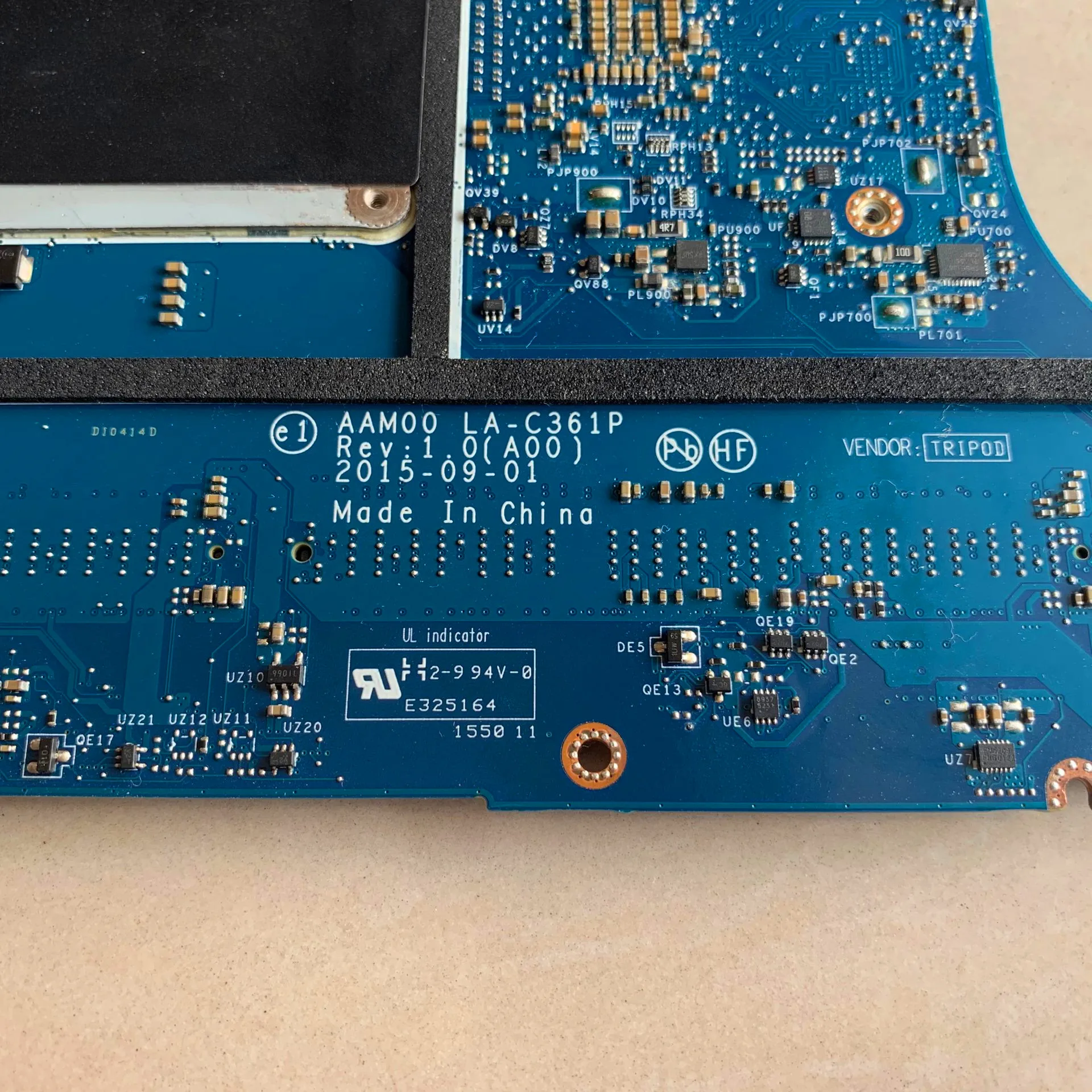 

AAM00 LA-C361P CN-01VG5R 01VG5R mainboard FOR DELL P56F XPS 15 9550 laptop motherboard with I5-6300HQ GTX960 100% fully tested