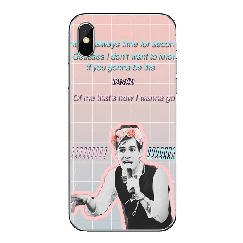 Soft TPU Phone Case Panic At The Disco brendon urie For Xiaomi Mi4 Mi5 Mi5S Mi6 Mi A1 A2 5X 6X 8 9 Lite SE Pro Max Mix 2 3 2S |