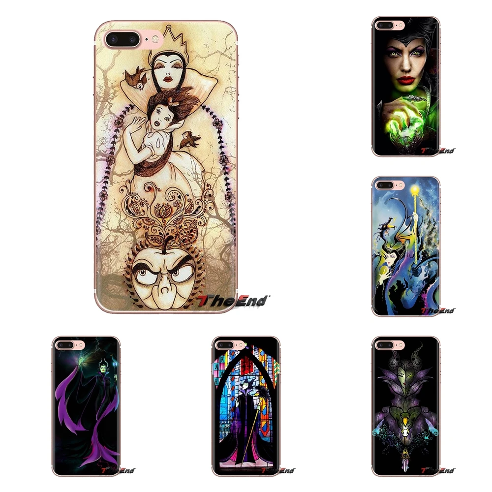 For Huawei Honor 7X V10 6C V9 6A Play 9 Mate 10 Pro Y7 Y5 P8 P10 Lite Plus GR5 2017 curse Maleficent Stained Glass Soft TPU Case |