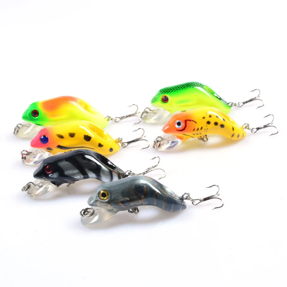 1 шт. новая приманка лягушка топвотер искусственная 5 см/8 8 г воблеры Поппер рыба