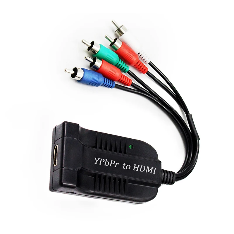 Преобразователь YPbPr в HDMI поддерживает 1080P видео аудио преобразователь адаптер
