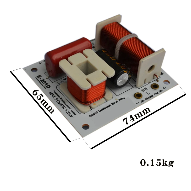 HIFIDIY E-201D 2 Way динамик (твитер + бас) HiFi s аудио кроссовер с делителем частоты фильтры