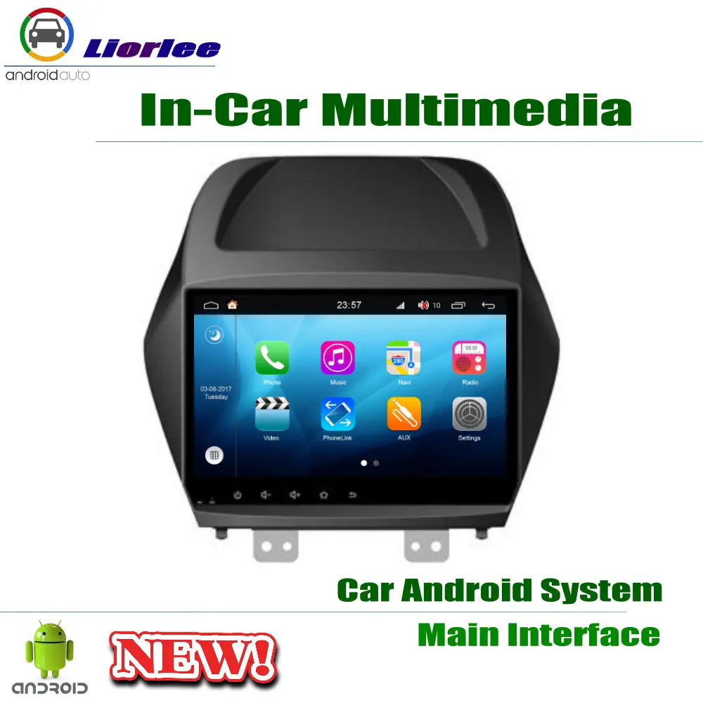 Carplayer Android Core A53 PX5 9 &quotIPS ЖК экран для Hyundai Tucson / iX35 2009 ~ 2015 радио плеер GPS Navi