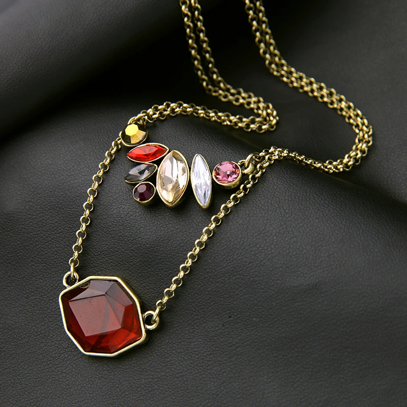 Новое поступление 2014 индивидуальная Мода индивидуальное Двухслойное ожерелье с