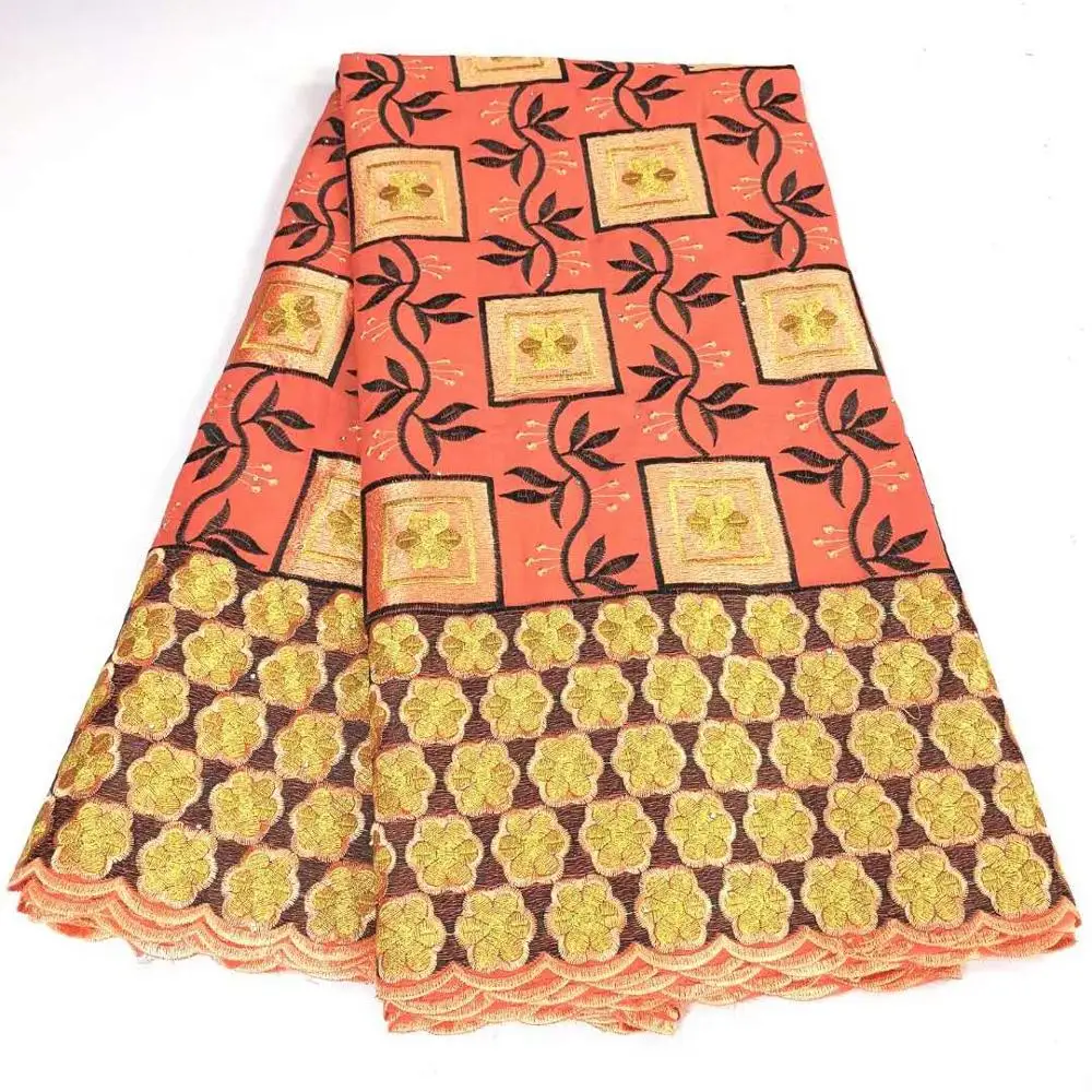 

XIUYSAI 2020 Swiss voile lace in Switzerland high quality 5Yard Bazin Riche brocde fabric newest Dubai lace African French K72