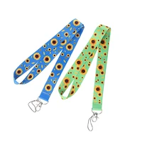 ransitute r1134 high quality sunflower key chain lanyard gifts for child students friends phone usb badge holder necklace