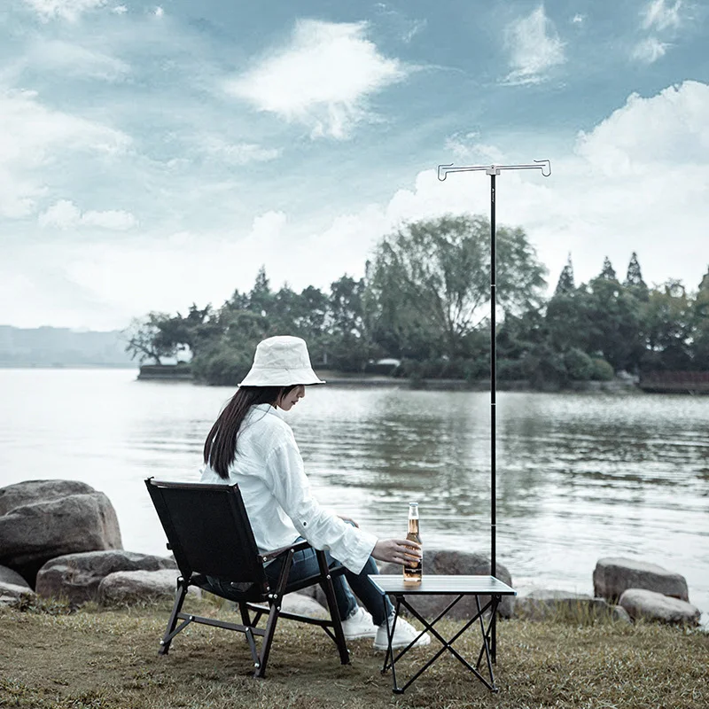 

Portable Folding Light Multifunctional Lantern Stand Camping Table Pole Height-adjustable Outdoor Light Stand For Camping Hiking