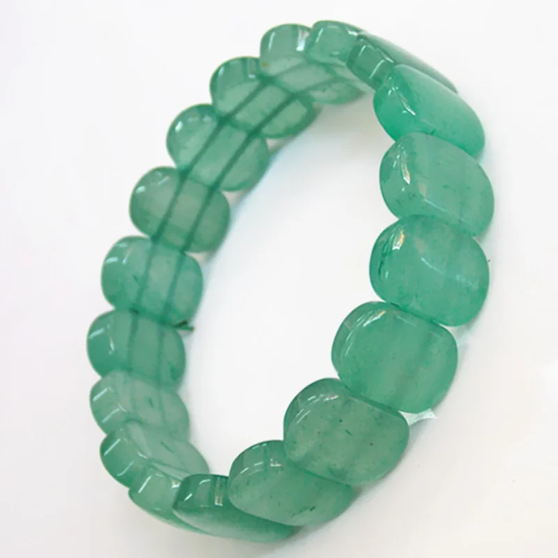 

Boutique Aventurine Light Green Water Plants Agate Bracelet Jade Bracelet Manual Women's