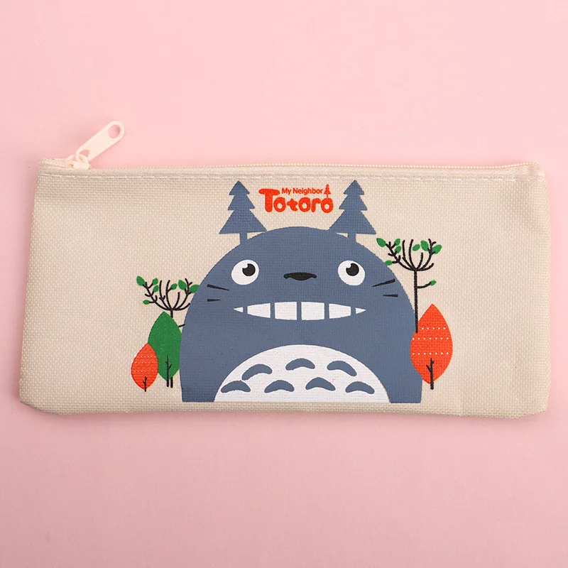 Kawaii супергероя Холст Карандаш Чехол креативные милые Ткань Оксфорд с молнией, сумка для карандашей, офисные и школьные принадлежности канцелярские принадлежности подарок - Цвет: 21