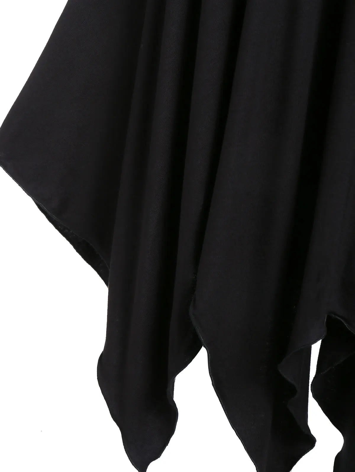 Wipalo Осеннее готическое женское платье асимметричный платок чокер цепочки с