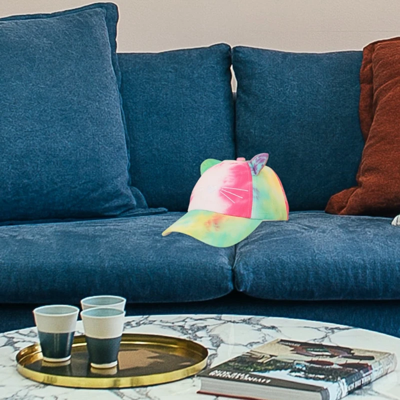 

Children's Hats Baseball Cap with Cute Cat Ears Sunhat Wide Brim Visor Hat Beach Outdoor Summer Cap UV Protection